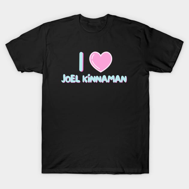 I Love Joel Kinnaman (Kawaii) T-Shirt by Itsheartshop